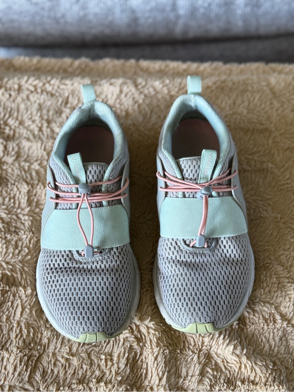 Women’s Vionic Light Teal & Pink Athletic Slip-On Sneakers